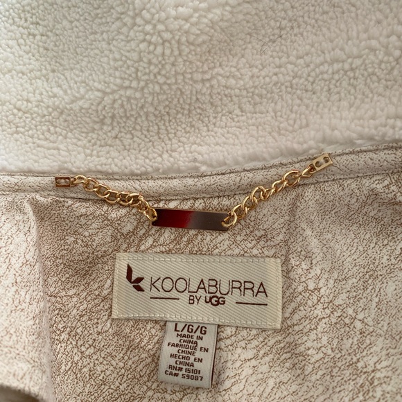 UGGS Koolaburra Jacket cream colored size Large by Uggs - Picture 7 of 12